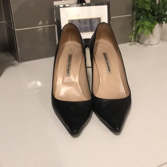 Manolo blahnik - black leather vintage - size 8.5 -9 as is condition - Picture 4 of 17